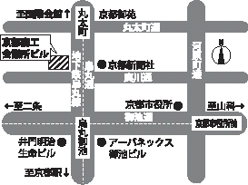 京都商工会議所地図